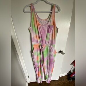 Tie Dye Jumpsuit (size XL)